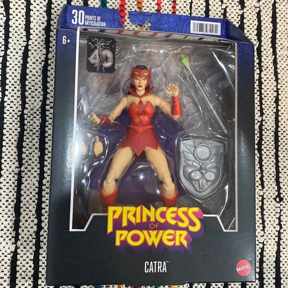 Princess Of Power He-man Catra Masterverse Action Figure 40year Anniversary Toy